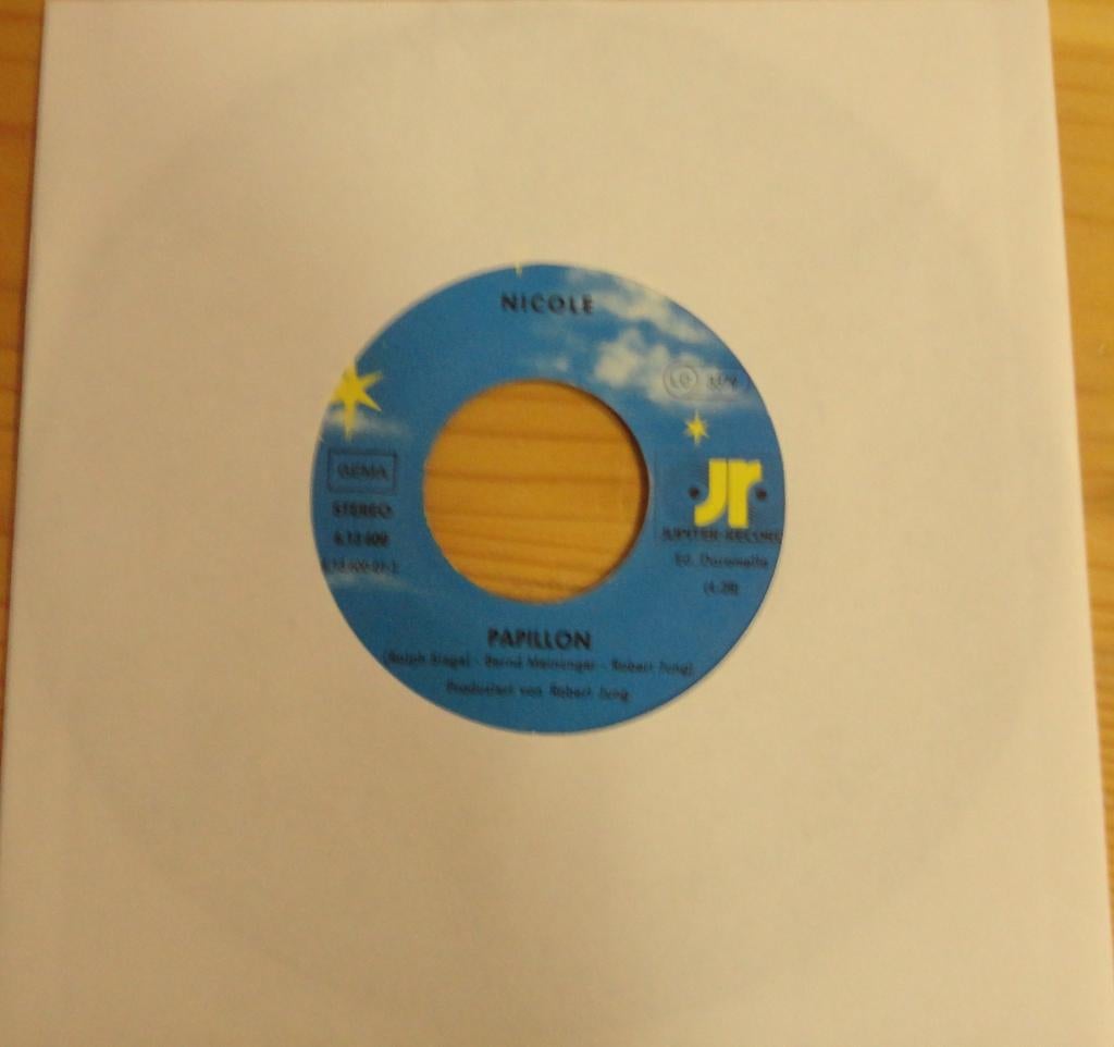 Nicole > Papillon, Gebruikt, 7 inch, Single, Ophalen of Verzenden