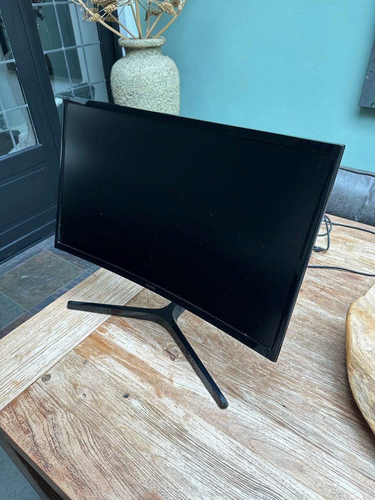 Samsung Curved Monitor - Full HD, HDMI, VGA, Computers en Software, Monitoren, HDMI, Curved, Full HD, Zo goed als nieuw