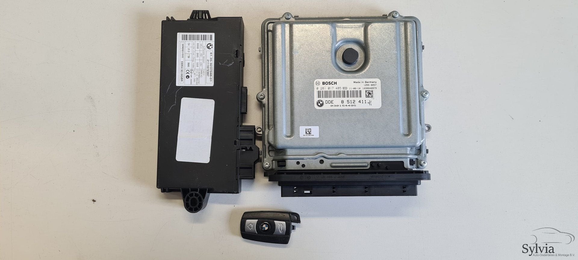 Startset CAS + Contactslot BMW X5 E70 X6 E71 8512411 N57S, Gebruikt, -, -, Ophalen of Verzenden