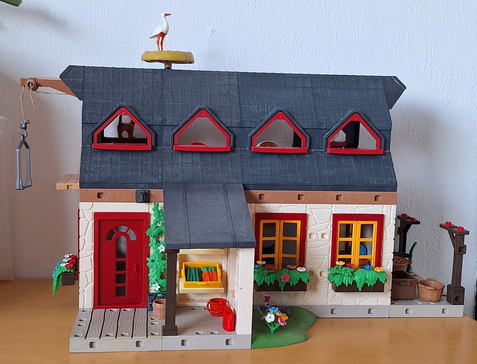 Playmobil Mega Boerderij Set met Tractor en Accessoires, Kinderen en Baby's, Gebruikt, Gebouw, Complete set, Ophalen of Verzenden