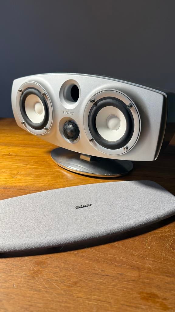Zeldzame Sony SS-LAC505ED Center Speaker - Grijs, Gebruikt, Ophalen of Verzenden, Sony, Center speaker