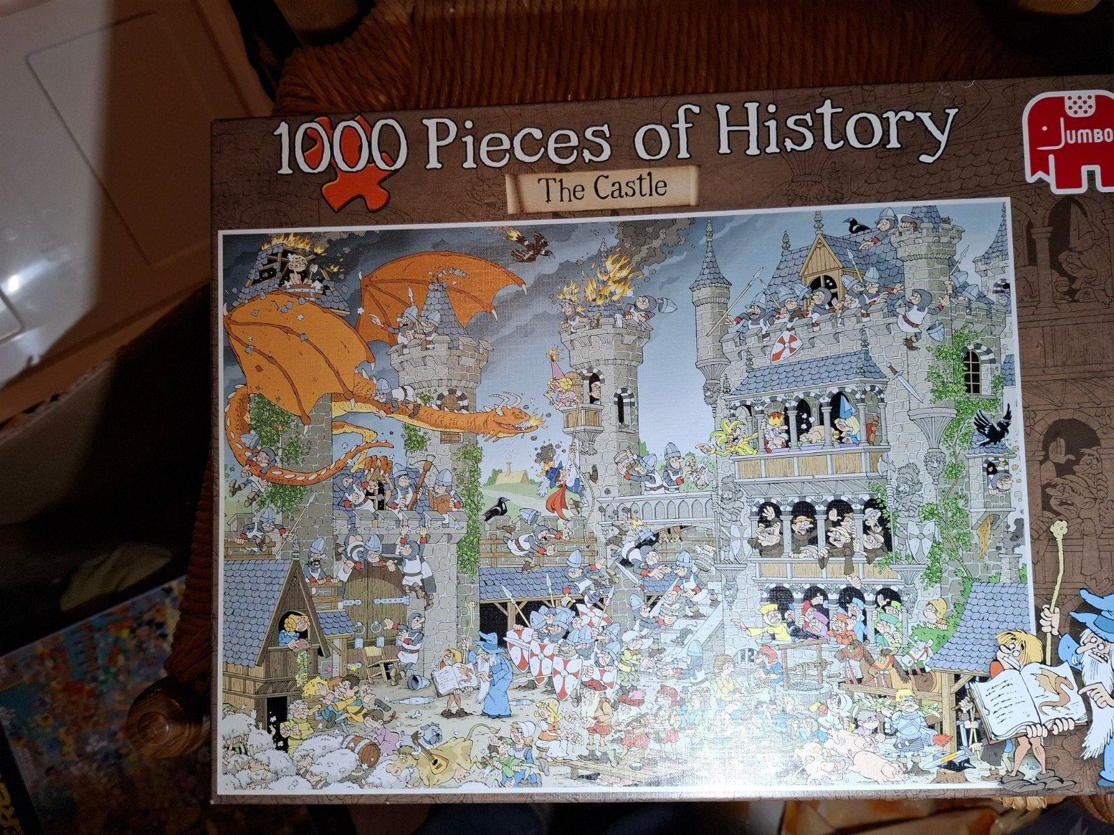 Jumbo Legpuzzel 1000 stukjes - The Castle, Ophalen, 500 t/m 1500 stukjes, Gebruikt, Legpuzzel