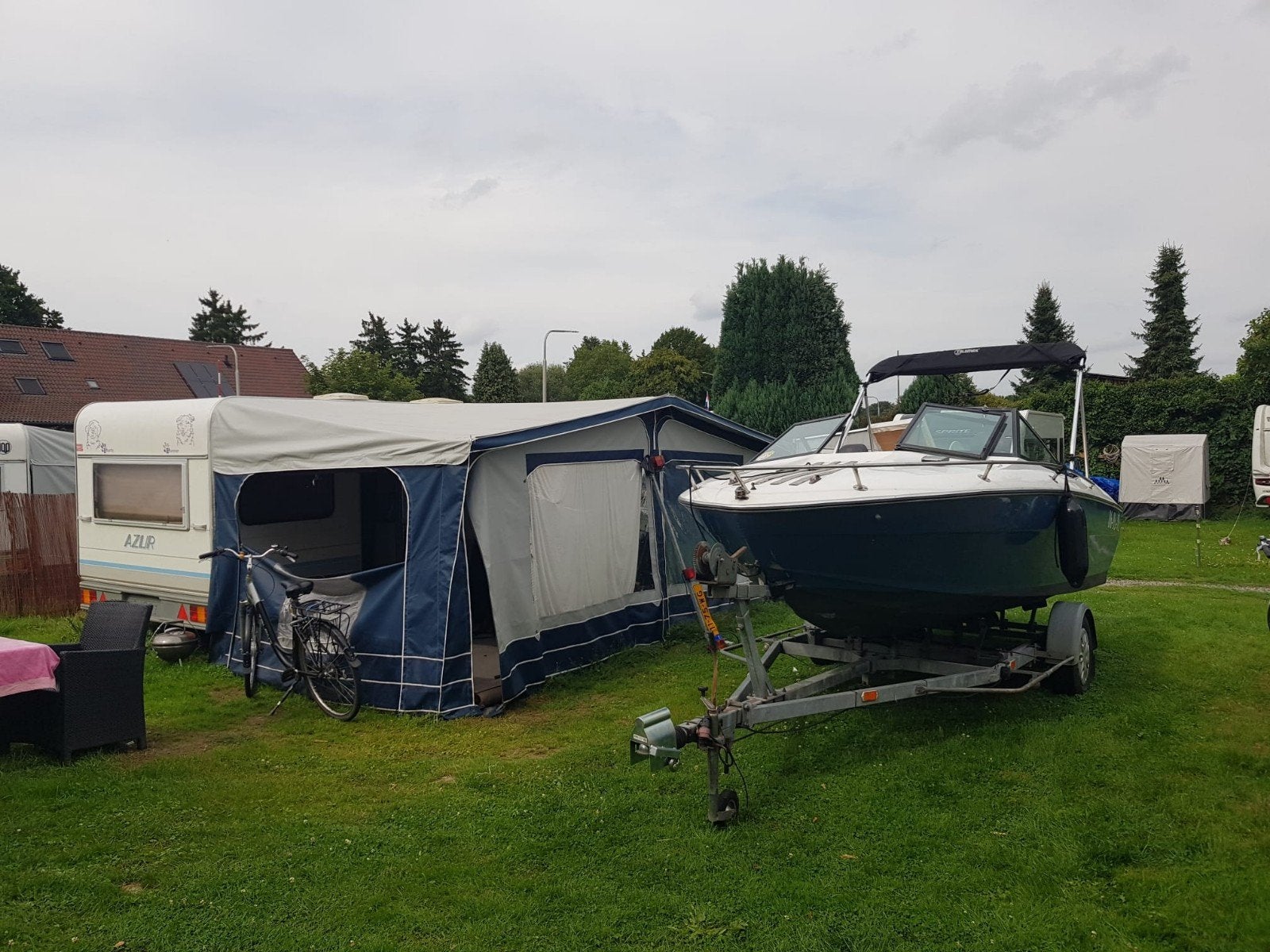 zgan  voortent denk maat 9  300 €  0685375777, Ophalen of Verzenden