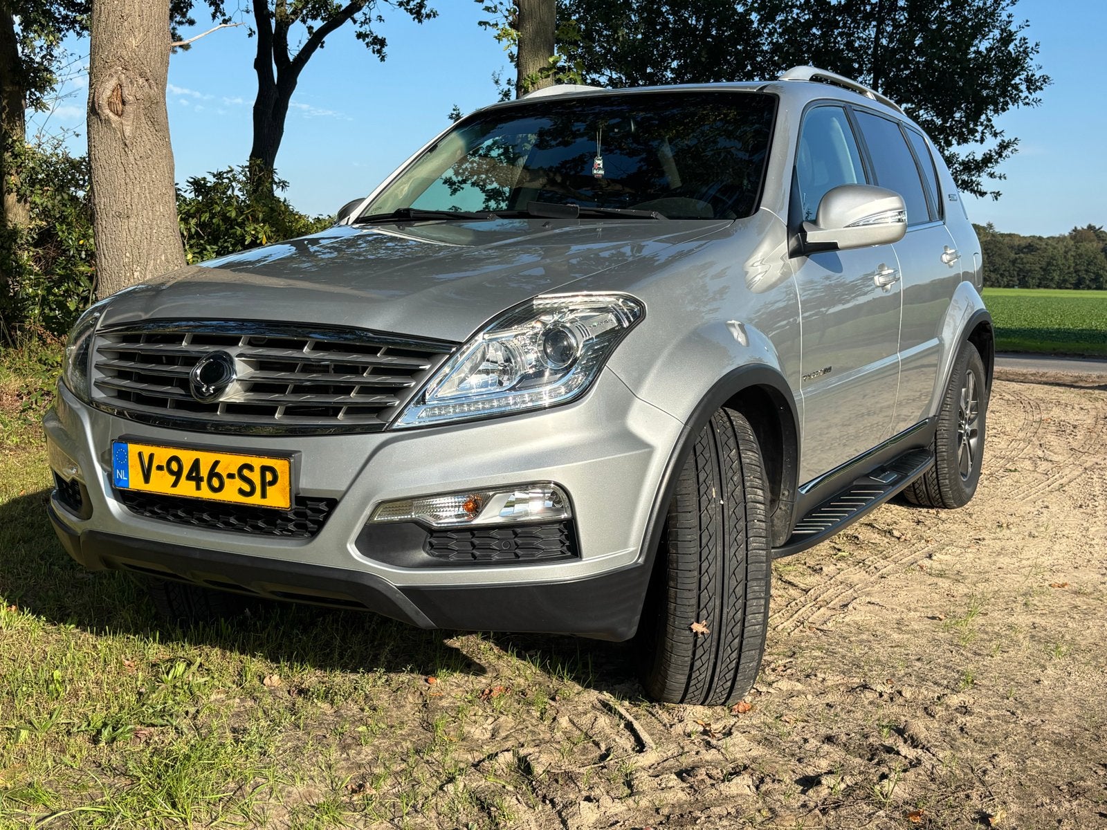 SsangYong Rexton 2.2D Eur6 3500kg Automaat grijs kenteken, Auto's, 4 cilinders, Diesel, Vierwielaandrijving, 177 pk
