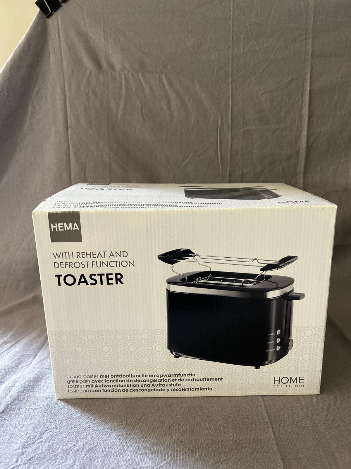 Hema broodrooster met ontdooifunctie en opwarmfunctie, Ophalen of Verzenden, Nieuw