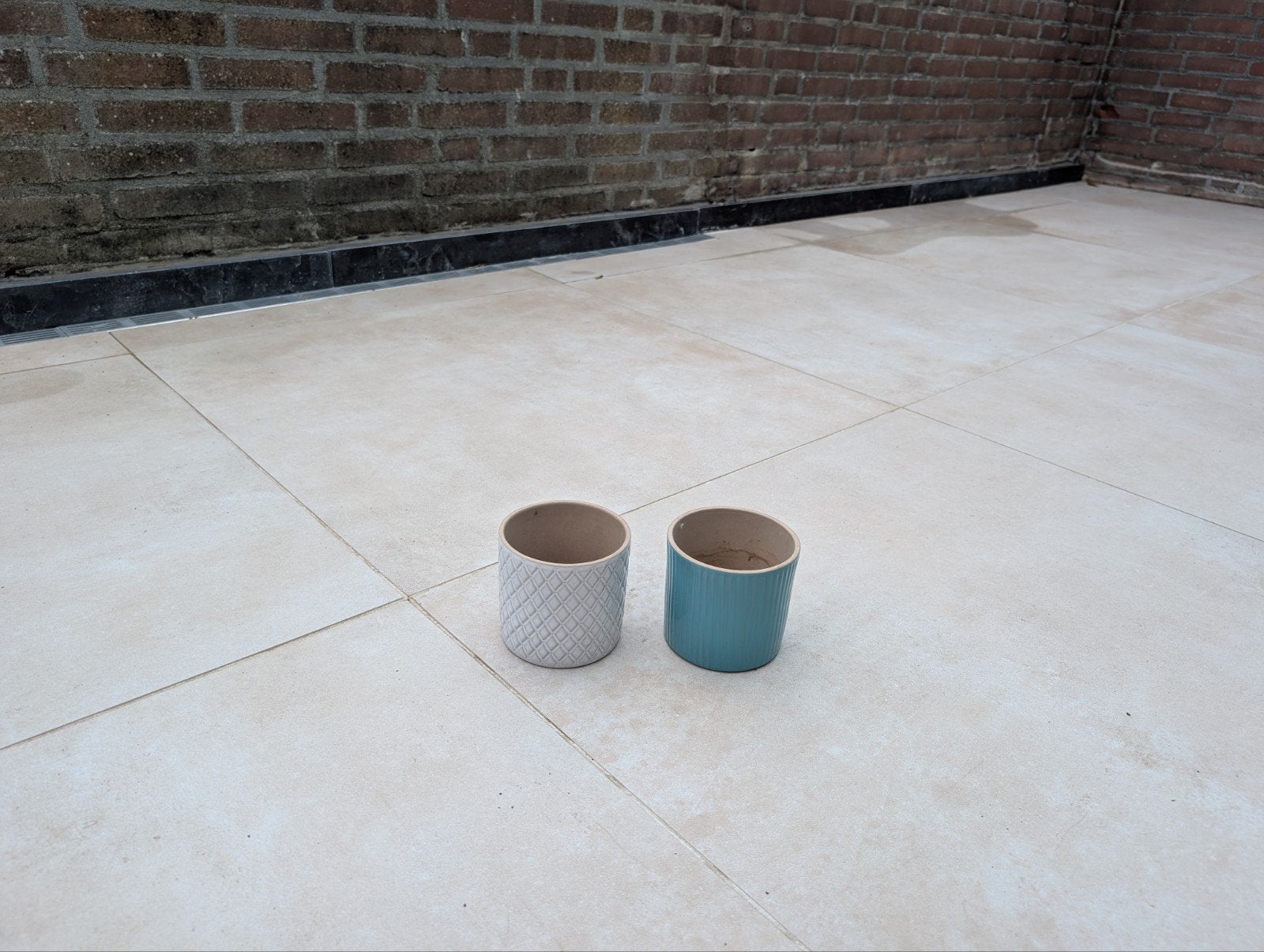 set bloempotjes ikea chiafrön, Ophalen, Rond, Aardewerk, Minder dan 40 cm