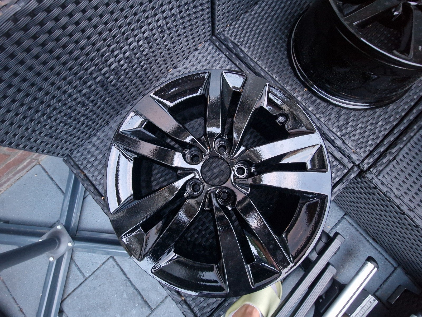 Originele Peugeot 308 / 508 velgen zwart 16" - 5x108, Ophalen, Gebruikt