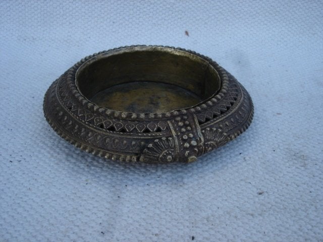 Antieke Afrikaanse Arabische Omaanse slaven enkelband 1850, Sieraden, Tassen en Uiterlijk, Antieke sieraden, Armband, Koper, Ophalen of Verzenden