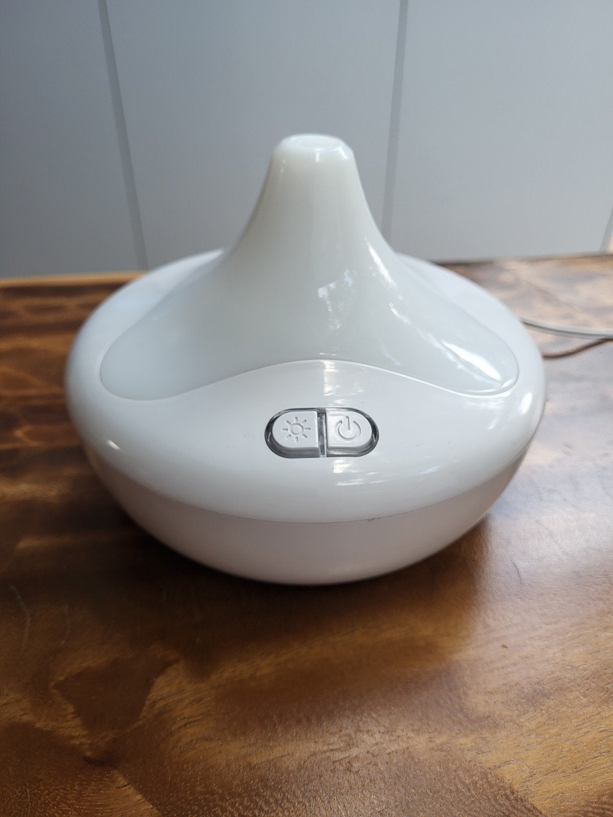Witte Aroma Diffuser met Sfeerverlichting, Ophalen of Verzenden, Zo goed als nieuw