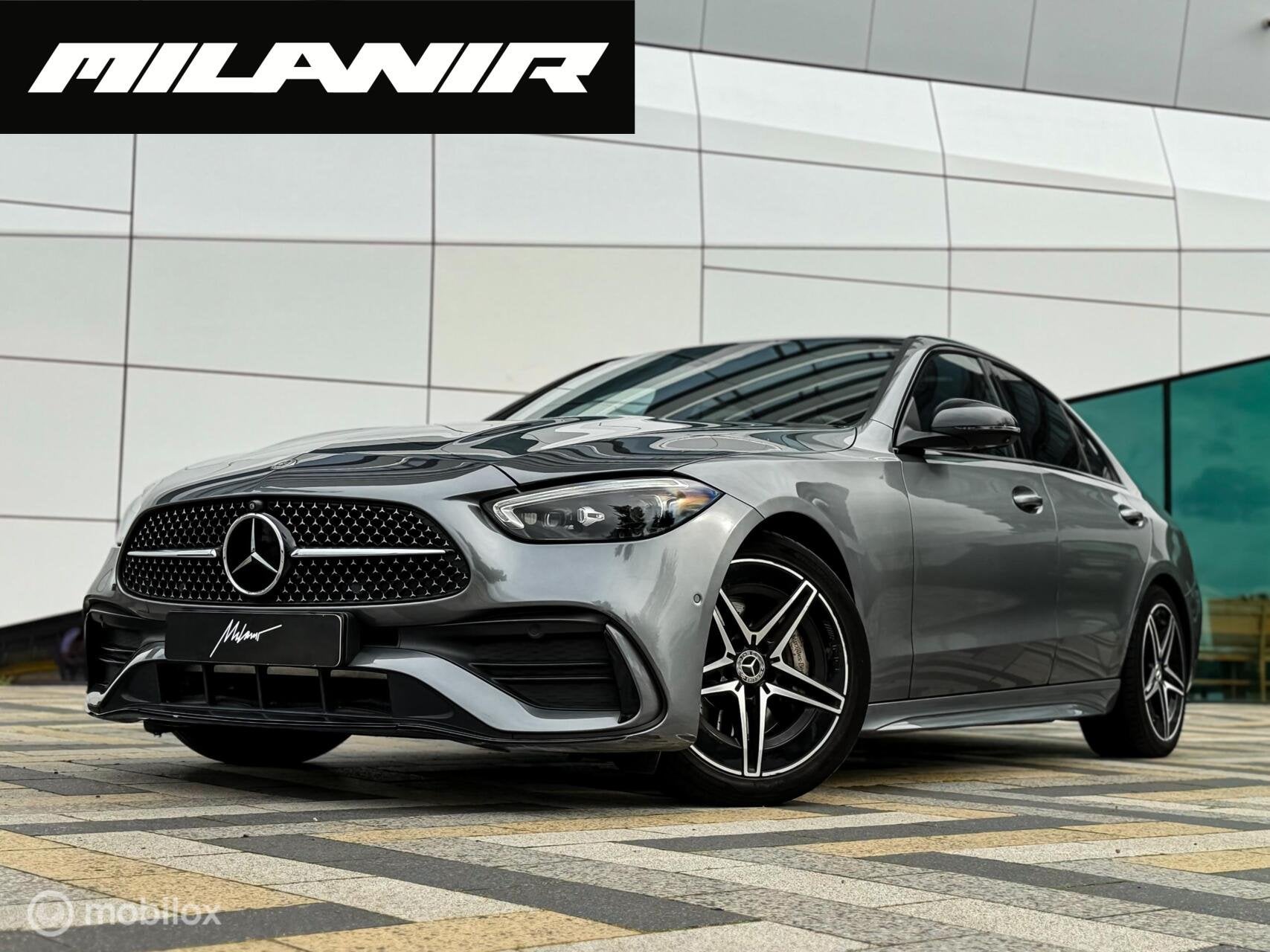 Mercedes C-klasse 300 AMG Line |Pano|Burmester|ACC|360|VOL, Auto's, Automaat, 4 cilinders, 258 pk, Bedrijf