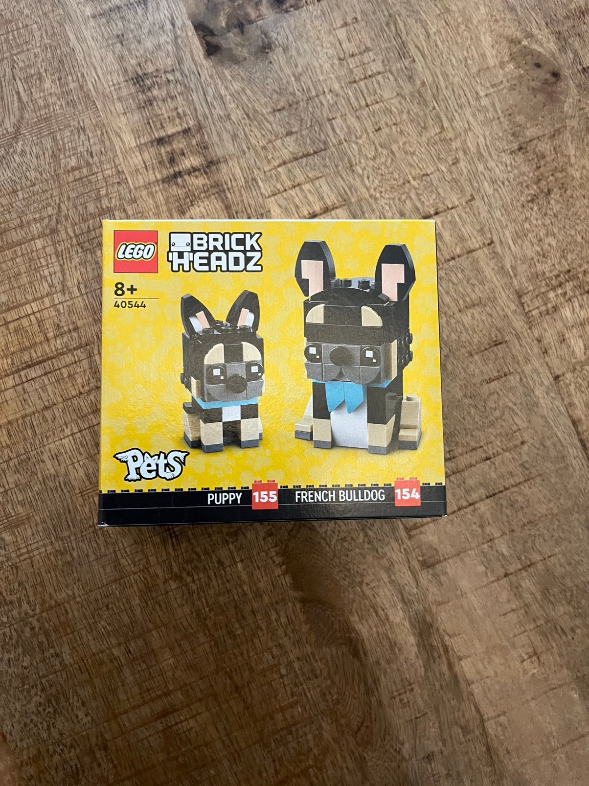 Lego 40544 Brickheadz Pets French Bulldog 154 Puppy 155, BrickHeadz, Lego, Nieuw, Ophalen of Verzenden