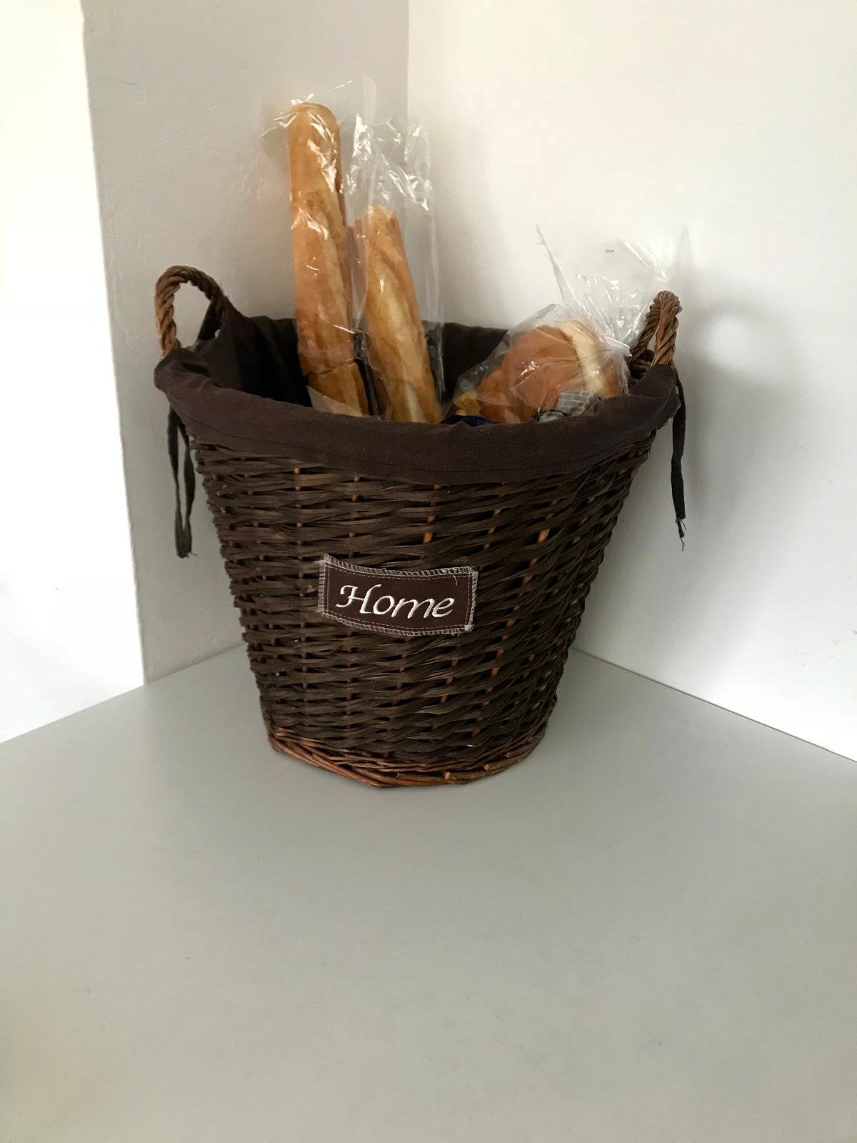 3 stk Kipit Storage Rieten mand gevlochten riet bruin BROOD, Ophalen, Mand, Rond, Nieuw