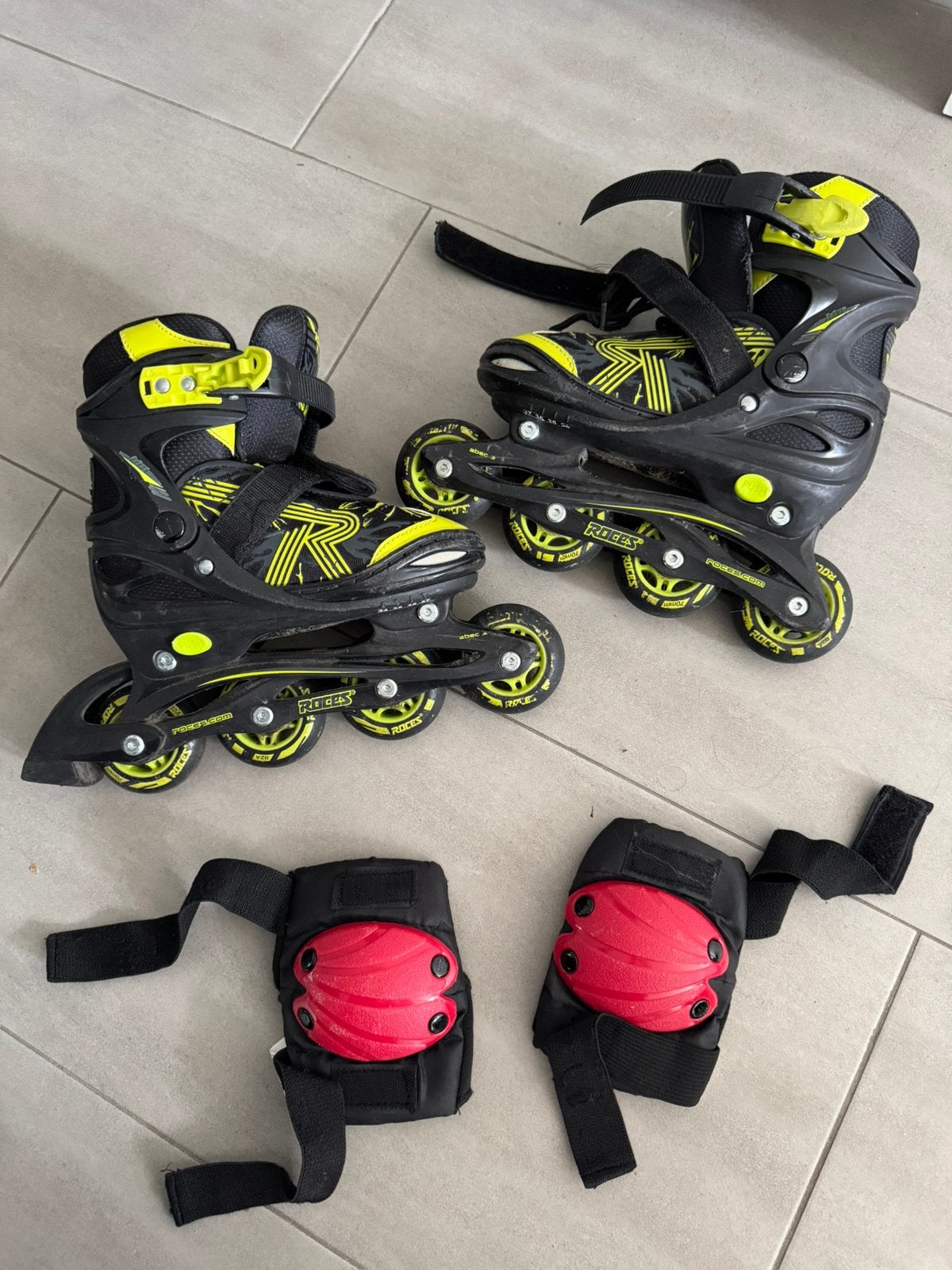Roces skeelers maat 34 - 37, Gebruikt, Kinderen, Roces, Ophalen of Verzenden
