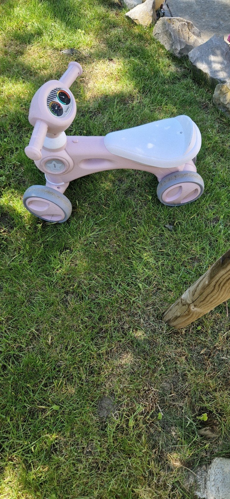 Roze loopfietsje voor peuters - Bo Jungle, Ophalen of Verzenden, Gebruikt, Loopfiets