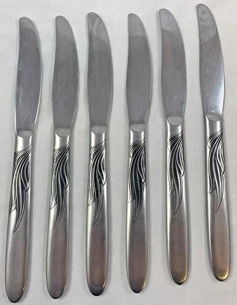 Gero Zilmeta 520 Tango Vlammetje Messen set 6 stuks tafelmes, Coolsingel 104, 3011 AG Rotterdam, Netherlands, Verzenden, Zo goed als nieuw