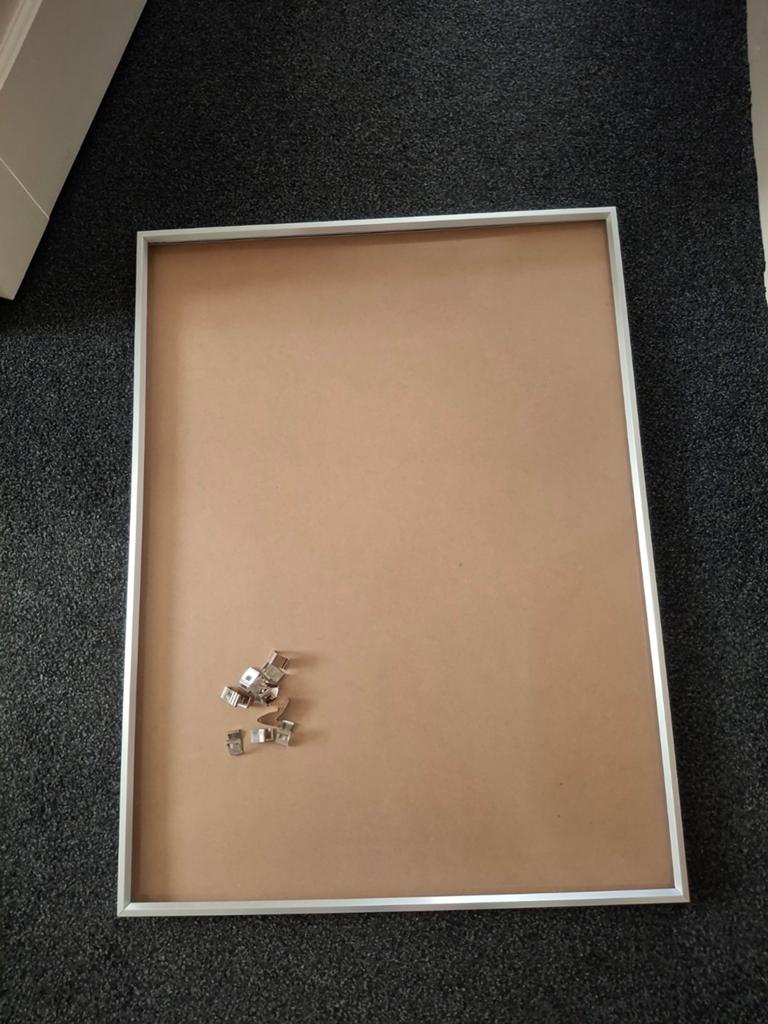 Lijst voor poster (A1 formaat), Huis en Inrichting, Ophalen, Gebruikt, Metaal of Aluminium, 75 cm of meer