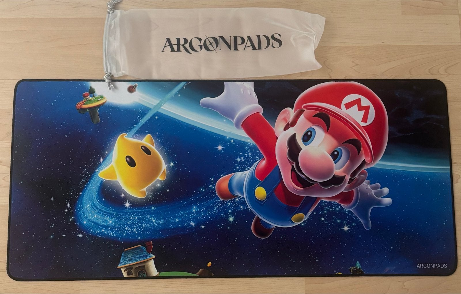 Argonpads Super Mario Gaming Muismat - Nieuw, Computers en Software, Muismatten, Ophalen of Verzenden, Gaming muismat, Nieuw