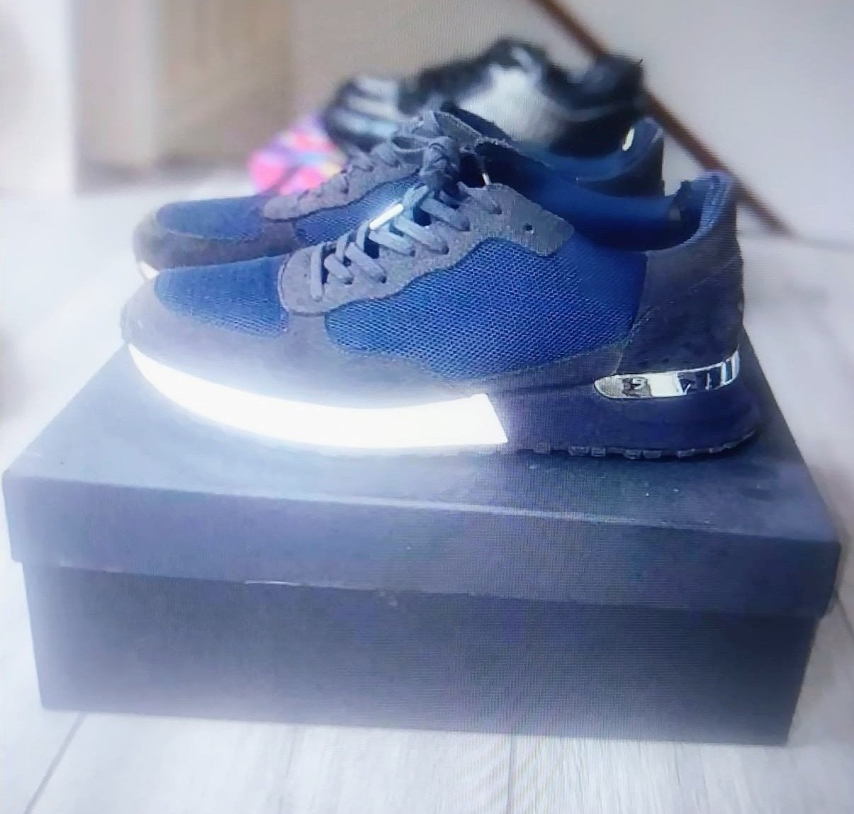 Mallet London Sneakers Mt.43/EU 9/UK 9,5/USA, Blauw, Mallet London, Ophalen of Verzenden, Sneakers of Gympen