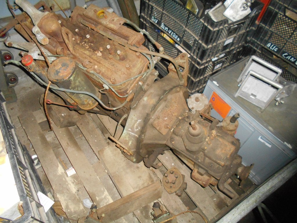 Motorblok en versnellingsbak Daf YA 126, Verzamelen, Ophalen, Landmacht, Nederland