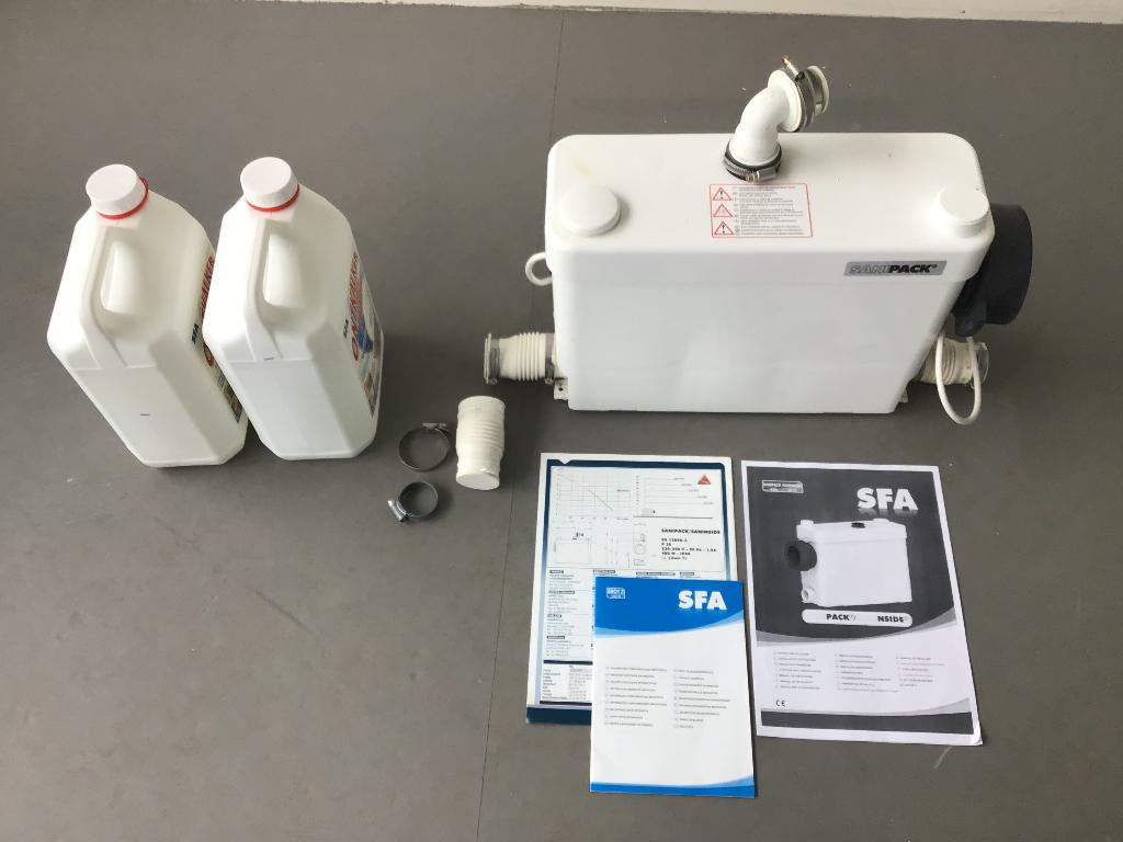 Sanibroyeur SFA Sanipack 2 sanitairpomp en SFA ontkalker, Ophalen of Verzenden, Gebruikt, Overige typen
