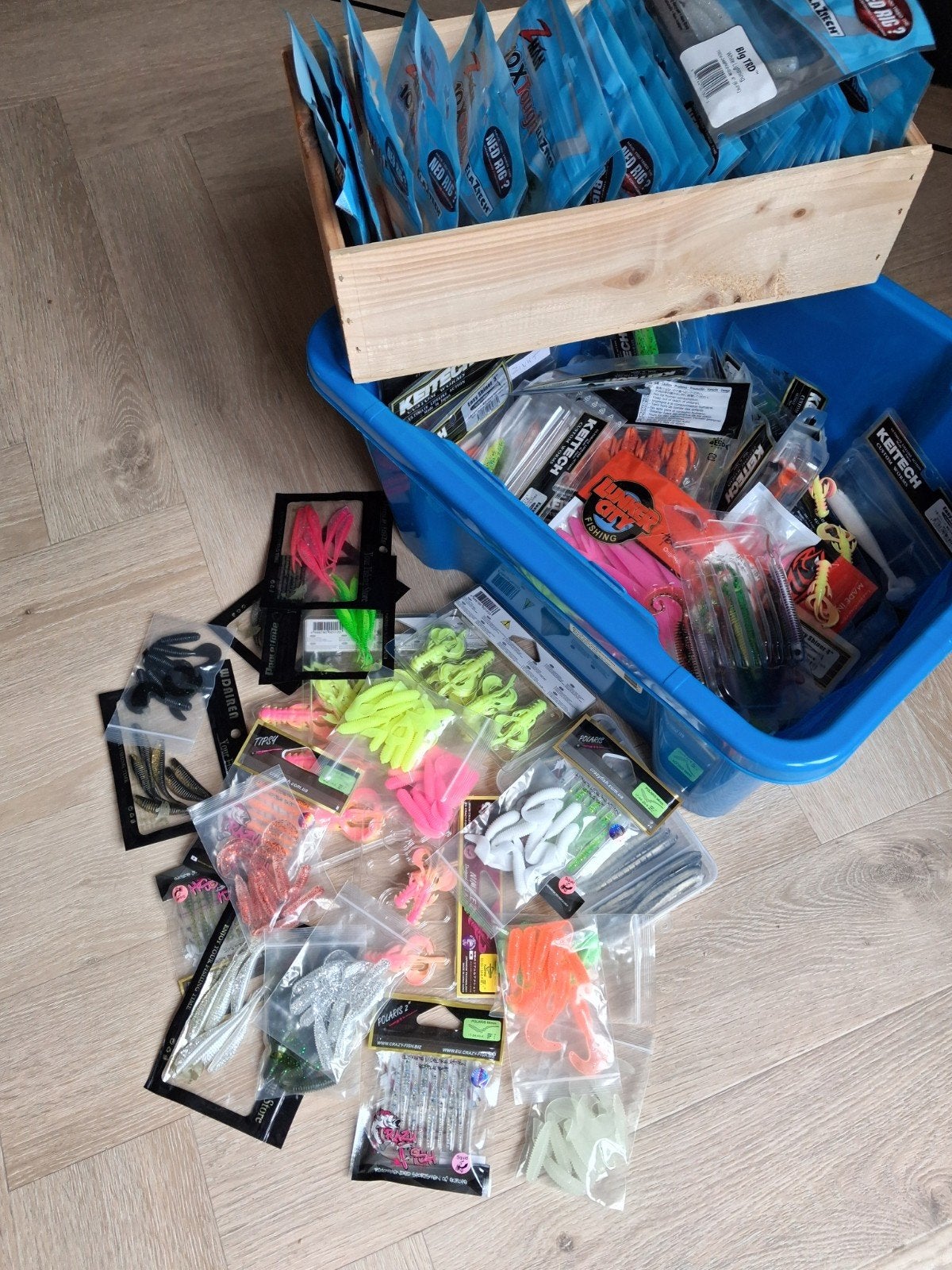 Sortering softbaits, Ophalen, Kunstaas