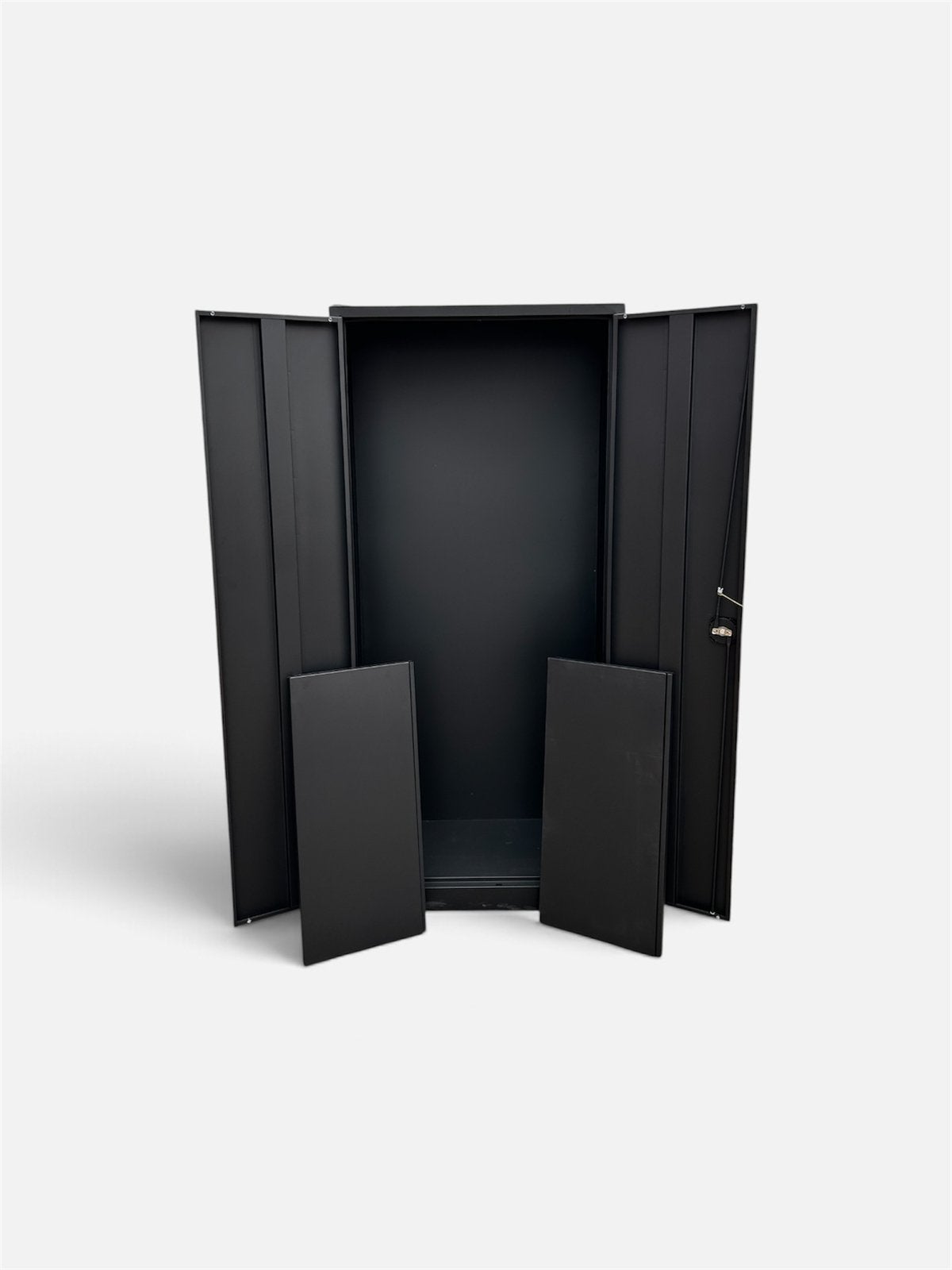 Draaideurkast zwart 195x92x42cm, Huis en Inrichting, Gebruikt, Ophalen of Verzenden, Nvt, Nvt