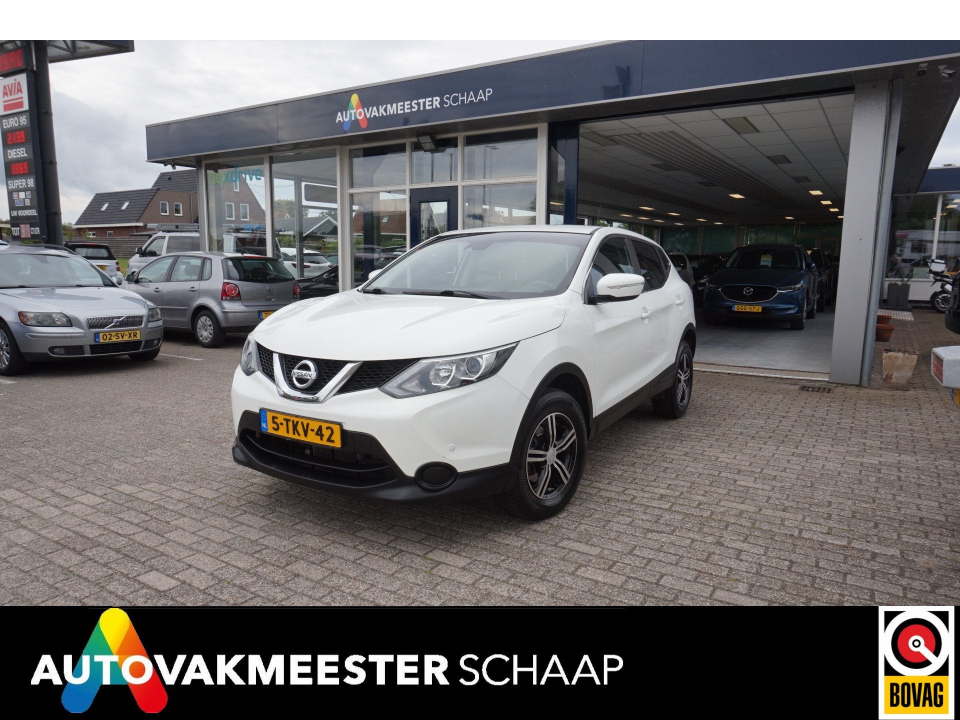 Nissan QASHQAI 1.2 Visia , trekh Incl nw apk/beurt & 6 mnd g, Voorwielaandrijving, Euro 5, Stof, Gebruikt