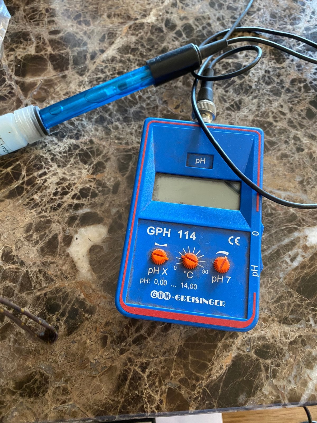 PH waarde meter, Ophalen, Gebruikt