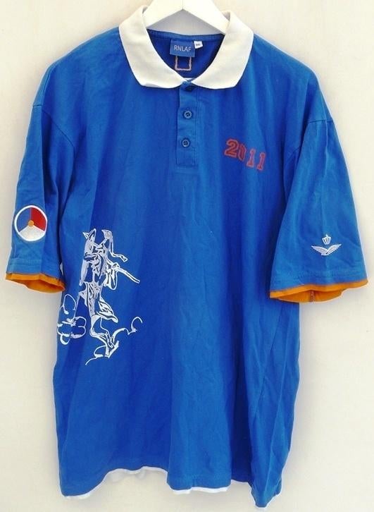Shirt Korte Mouw, KLu RNLAF Missile Group, maat 3XL, 2011(4), Ophalen of Verzenden, Luchtmacht, Nederland, Kleding of Schoenen