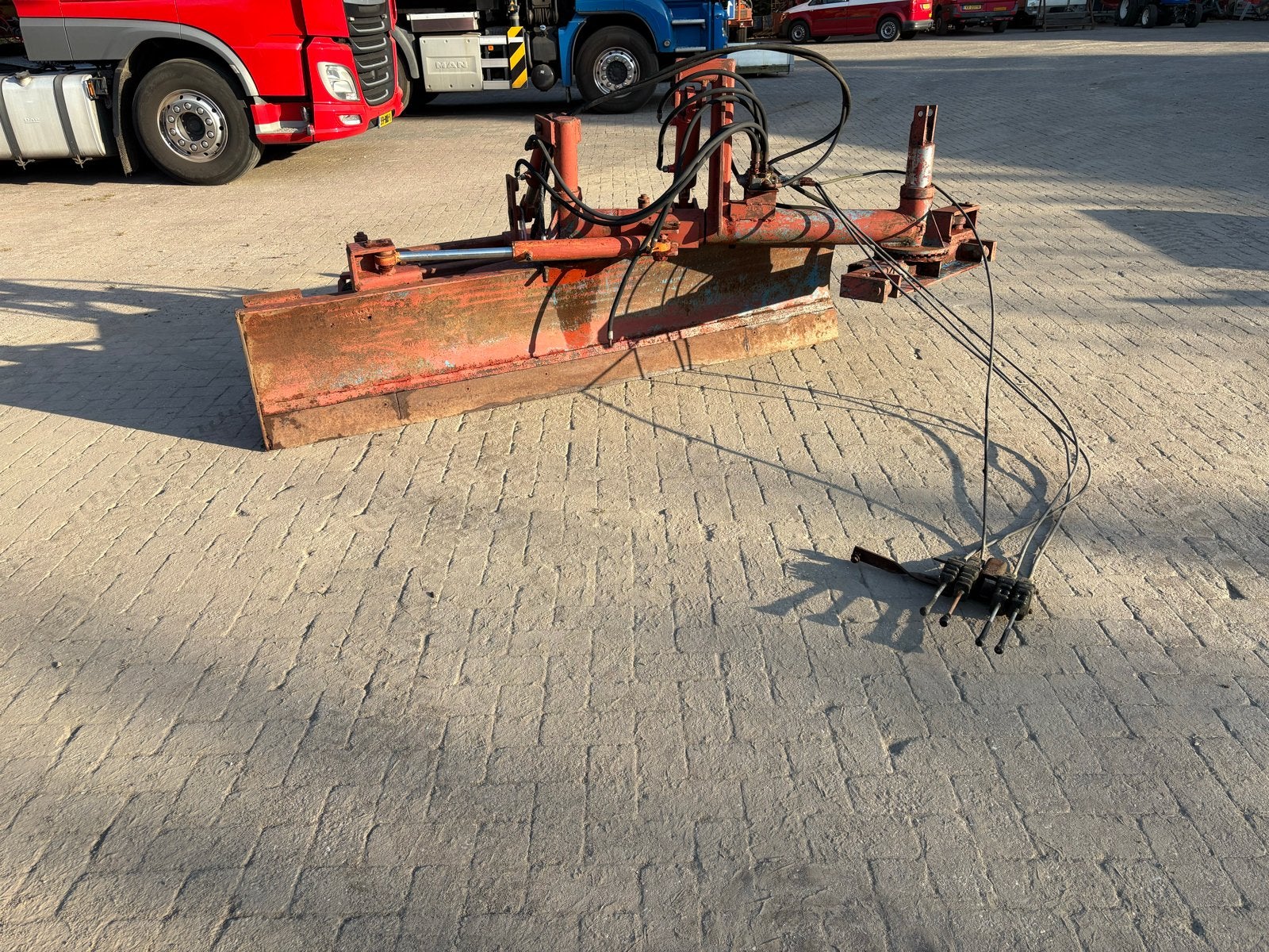Grondschaaf Hydraulisch verstelbaar 2,50 m breed, Ophalen, Grondbewerking