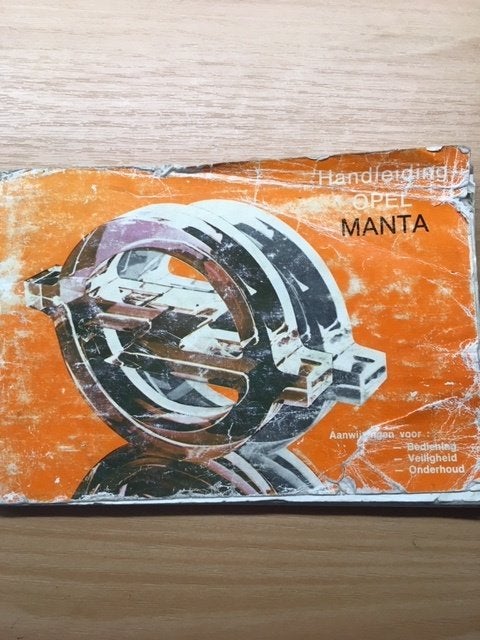 Handleiding        Opel   Manta      1983 - NL, Ophalen of Verzenden