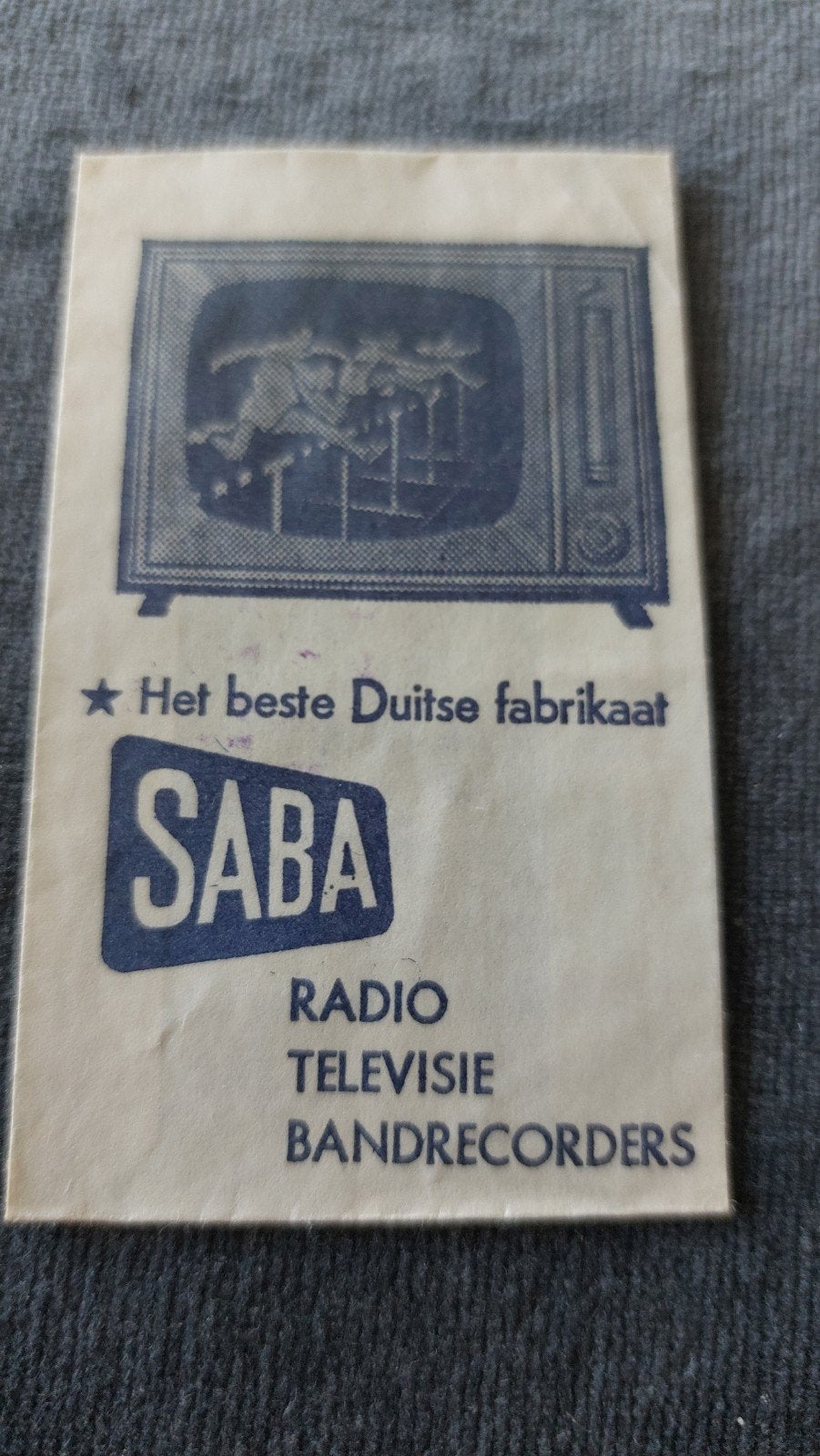 De Bilt, Impex N.V., Saba radio/televisie/bandrecorders, Verzenden, Nederland