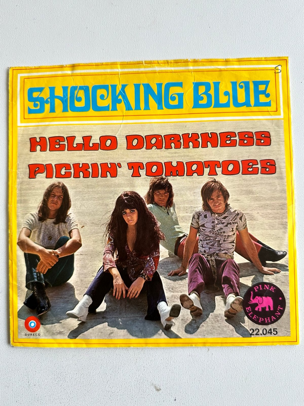 Shocking Blue - Hello Darkness / Pickin' Tomatoes (Vinyl Sin, Ophalen of Verzenden, Gebruikt, 7 inch, Pop