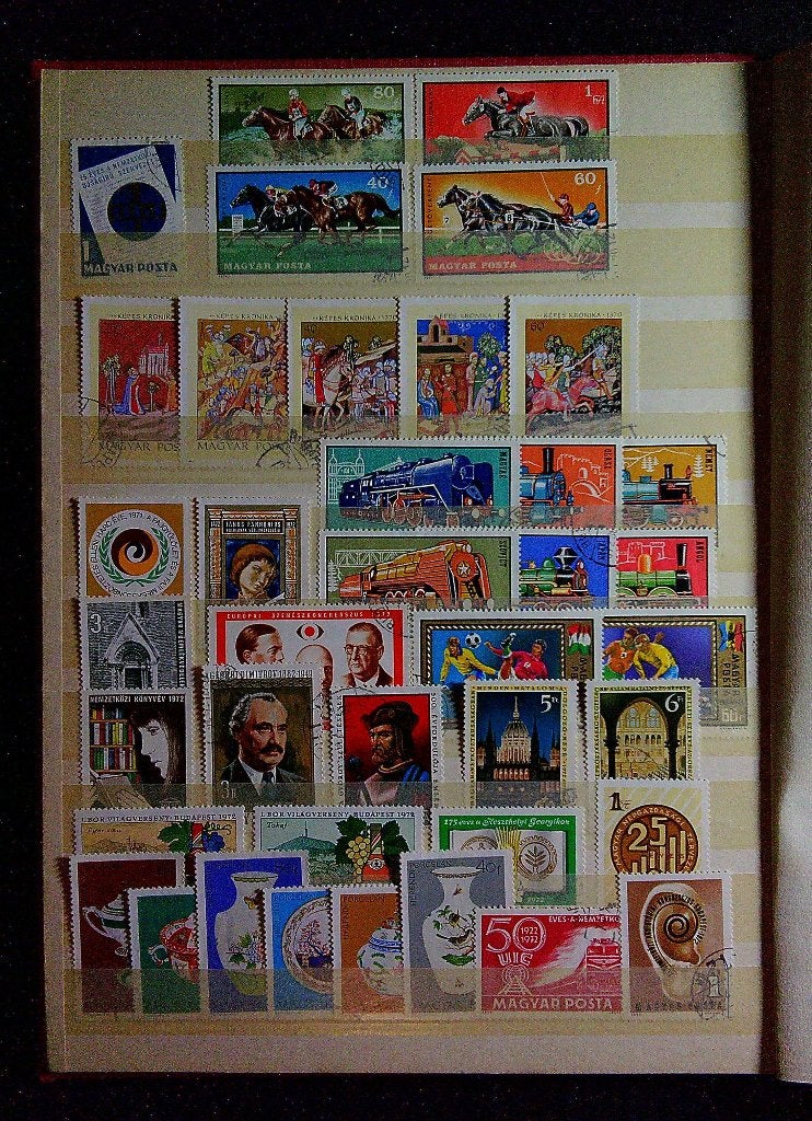 stockboekje Hongarije, Postzegels en Munten, Ophalen of Verzenden, Gestempeld