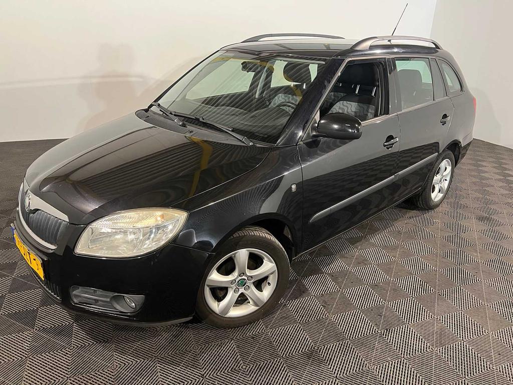 Skoda Fabia Combi 1.2-12V Ambition Bns, 77-JLT-9, Auto's, Voorwielaandrijving, 450 kg, 1198 cc, Zwart