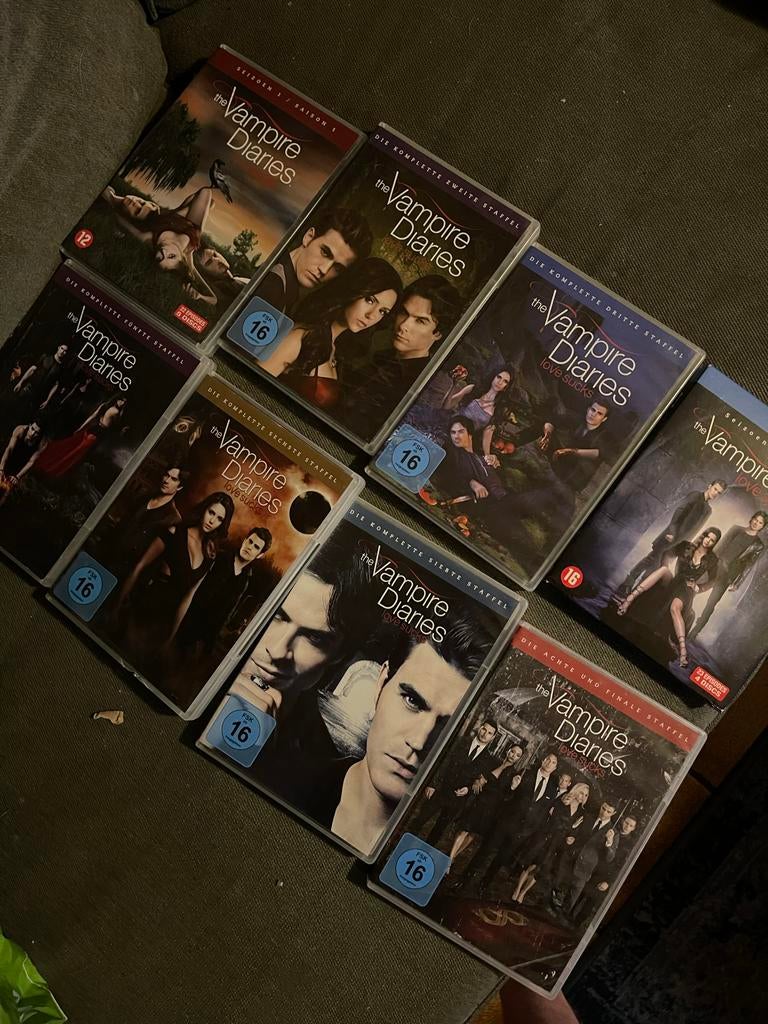 The Vampire Diaries DVD Boxset - Seizoen 1 t/m 8, Cd's en Dvd's, Vanaf 16 jaar, Boxset, Drama, Ophalen of Verzenden