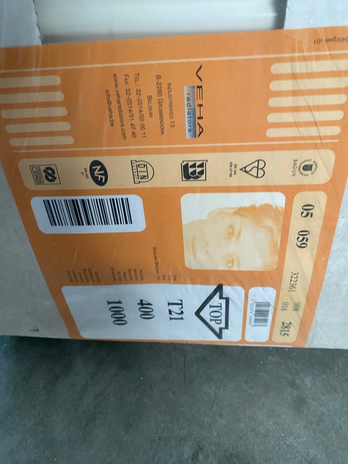 Nieuwe VEHA Radiator T21 - 400x1000mm - Verwarmingsplaat, Doe-het-zelf en Verbouw, Ophalen, Nieuw