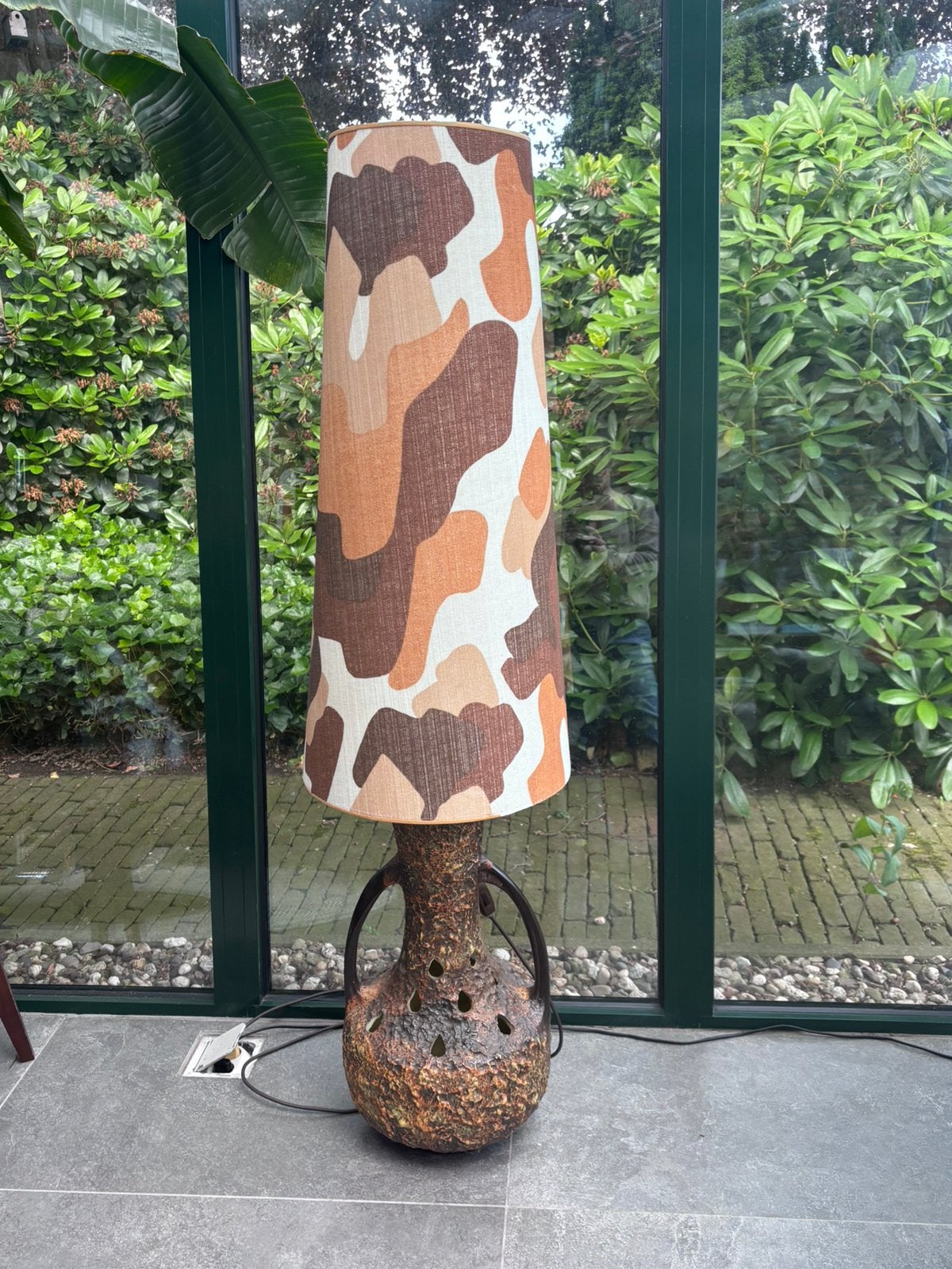 Lava Retro vintage jaren '60-70 vloerlamp., Ophalen, Overige materialen, Fat Lava, West Germany, 100 tot 150 cm