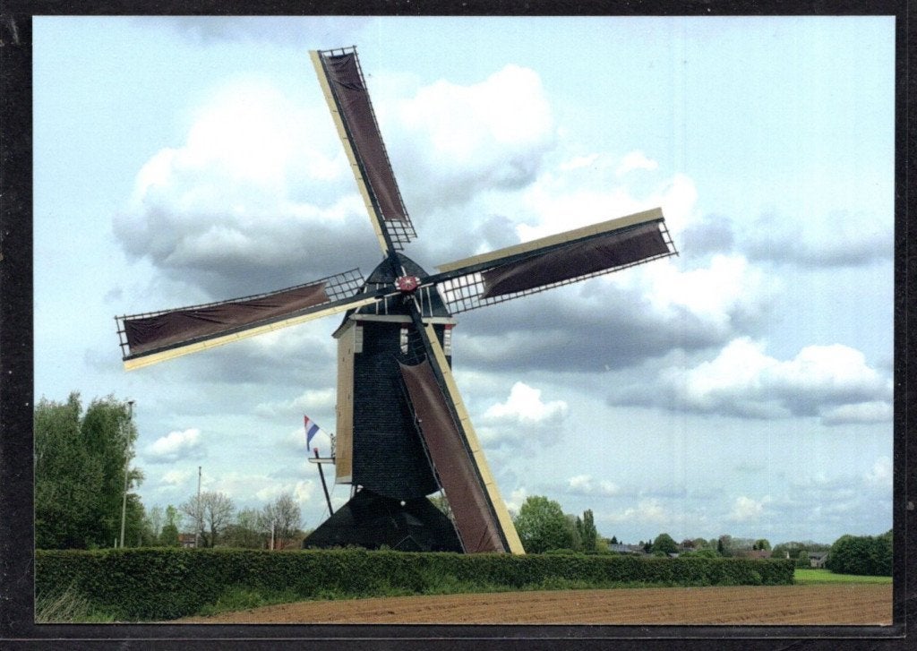 molen; Korenmolen Sint Hubertus te Klein Genhout/Beek. (LB)., Verzenden, 1980 tot heden, Ongelopen, Limburg