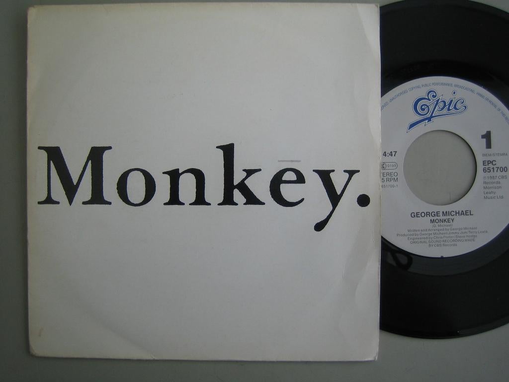 George Michael-Monkey, Gebruikt, 7 inch, Single, Ophalen of Verzenden