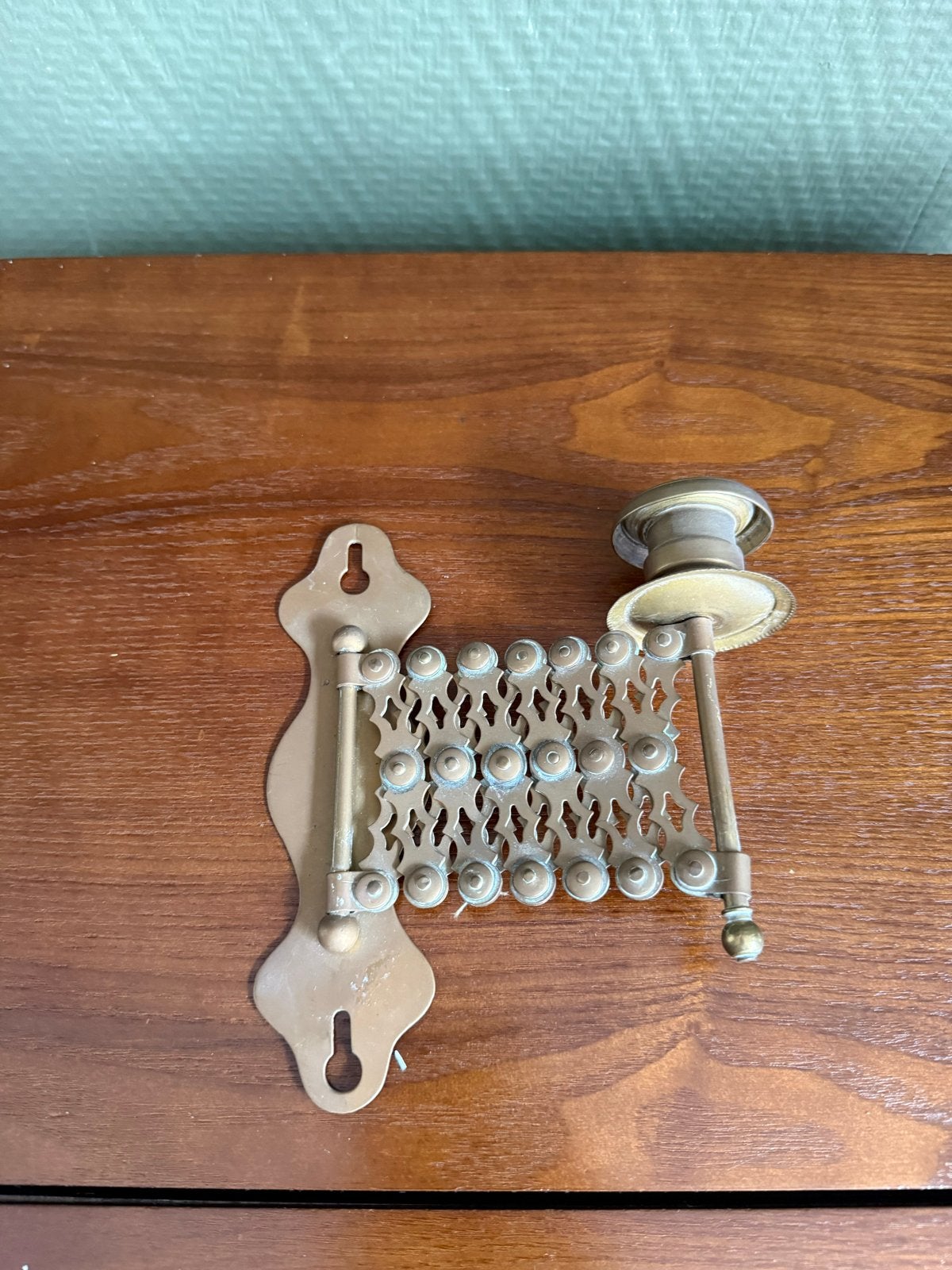Vintage Harmonica Kandelaar - Uitschuifbaar, Ophalen of Verzenden, Overige materialen