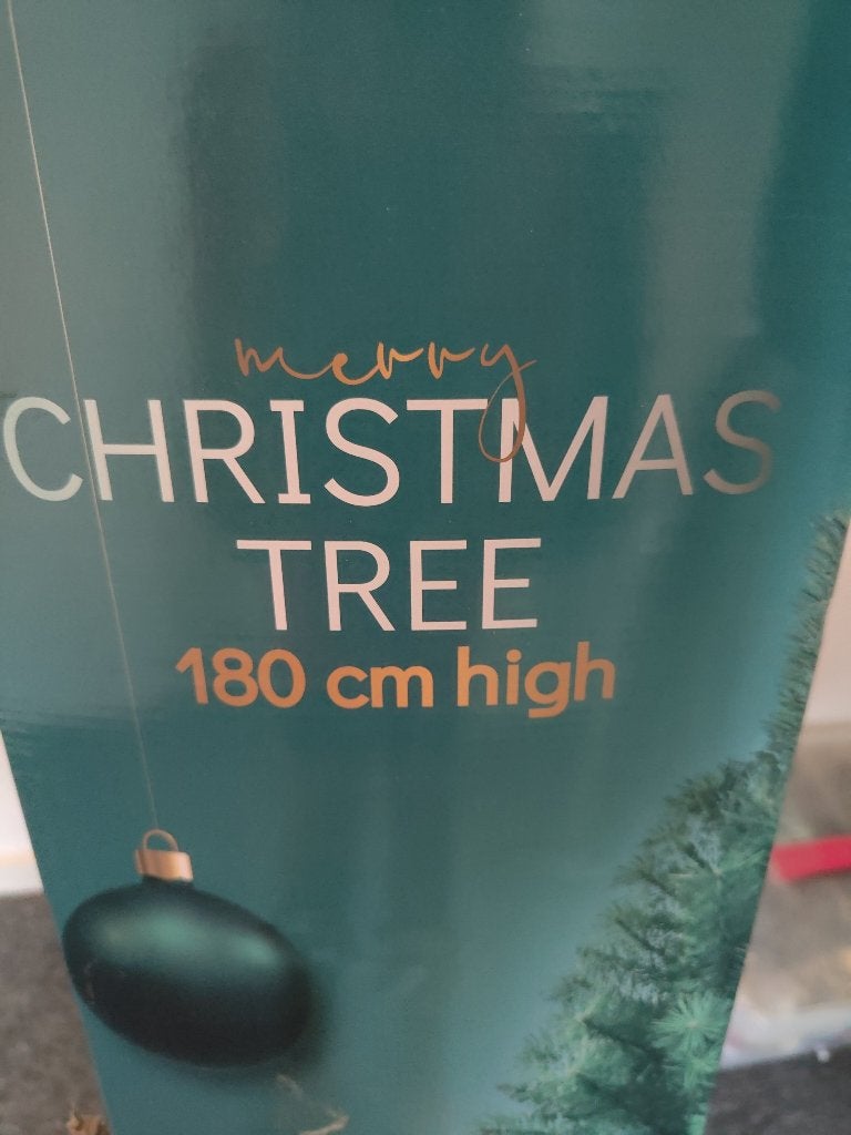 Kunstkerstboom Action 180 cm.  – Zo goed als nieuw., Diversen, Kerst, Zo goed als nieuw, Ophalen