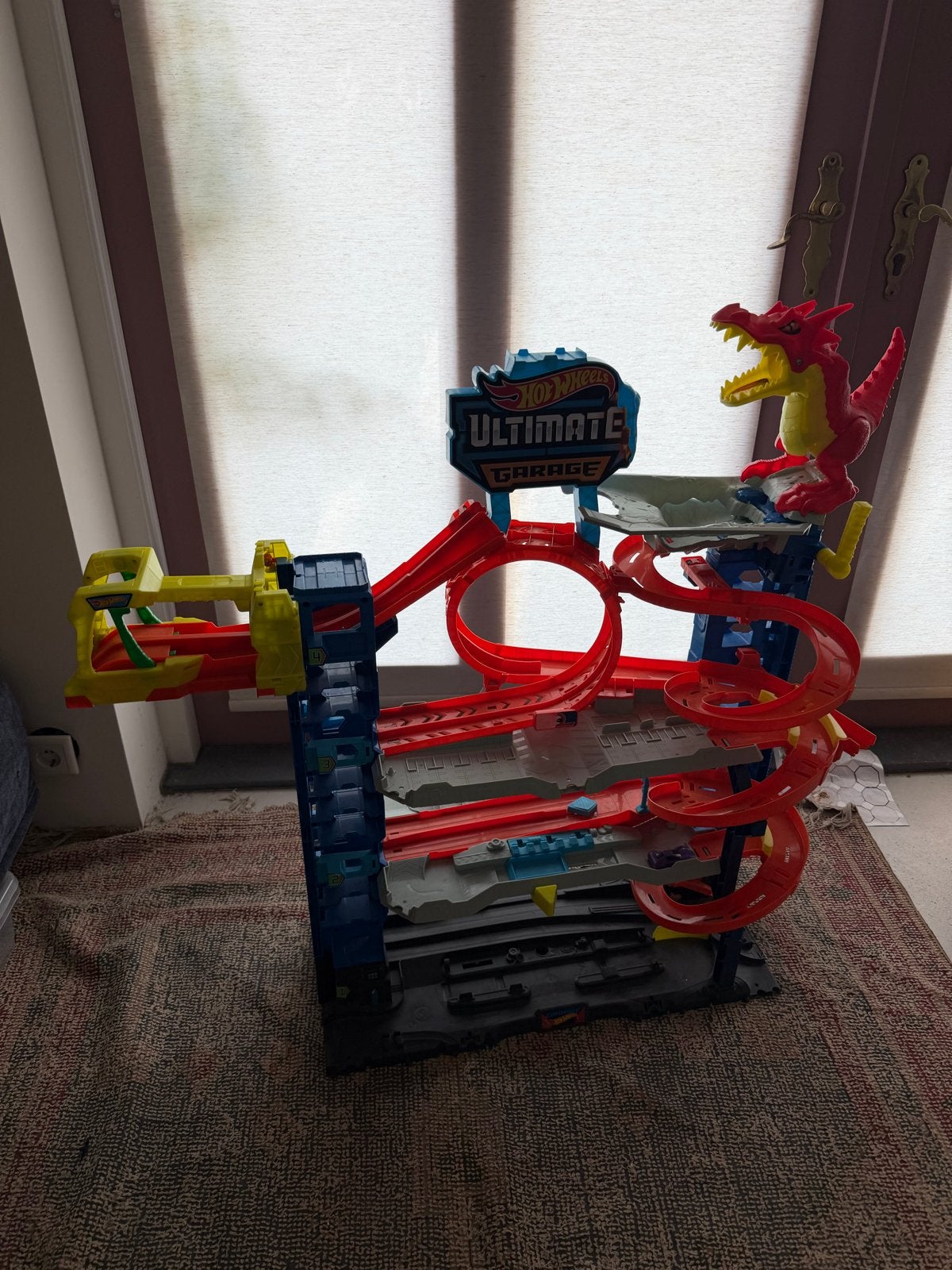 Hot Wheels Ultimate Garage met draak, Ophalen, Zo goed als nieuw