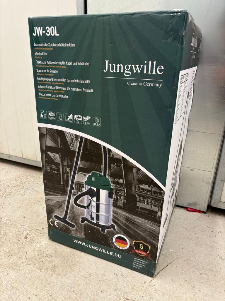 Nieuwe jungwille nat en droogzuiger bouw stofzuiger 30 L, Witgoed en Apparatuur, Stofzuigers, Nieuw, Ophalen