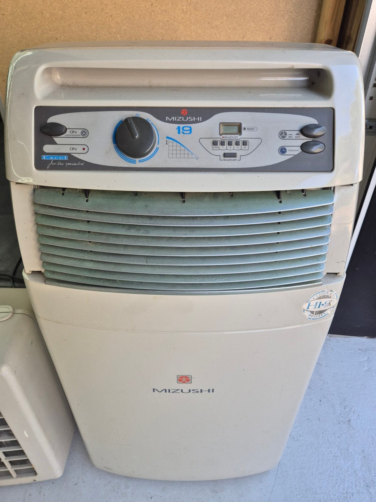 Mizushi 19 Mobiele Airco - Koelen en Ontvochtigen, Witgoed en Apparatuur, Airco's, Ophalen, Minder dan 60 m³, 3 snelheden of meer