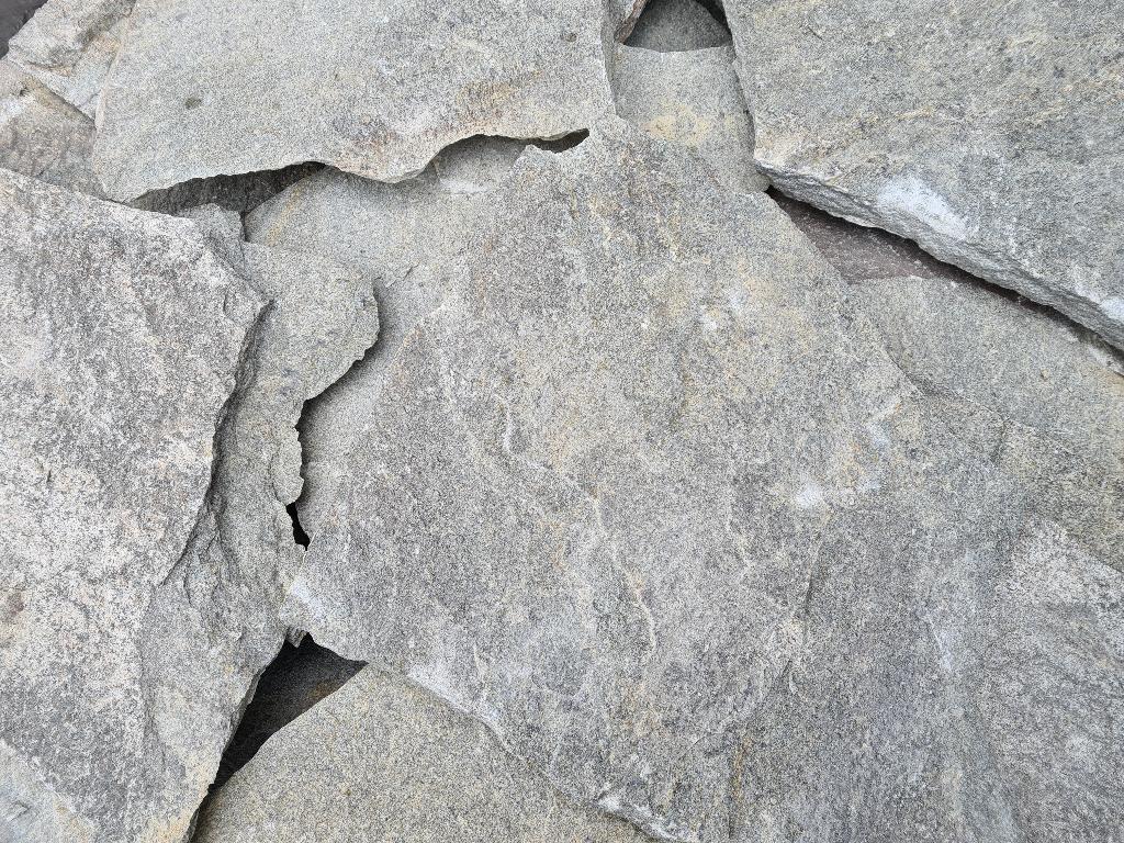 natuursteen tuintegels flagstones Kavala Grey Kwartsiet, Ophalen of Verzenden, Nieuw, Natuursteen, Terrastegels