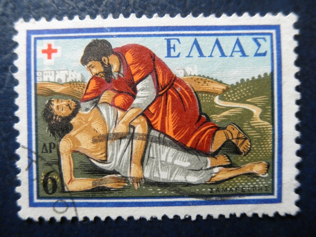 Postzegels Griekenland 1959 Rode kruis nr. 720 - cw. 1,50., Ophalen of Verzenden, Griekenland, Gestempeld