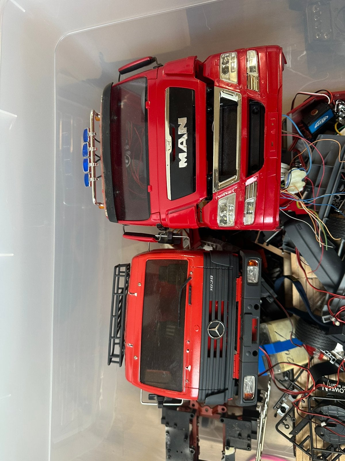 Complete hobby tamiya truck, Gebruikt, Schaal 1:14, Auto onroad, Ophalen