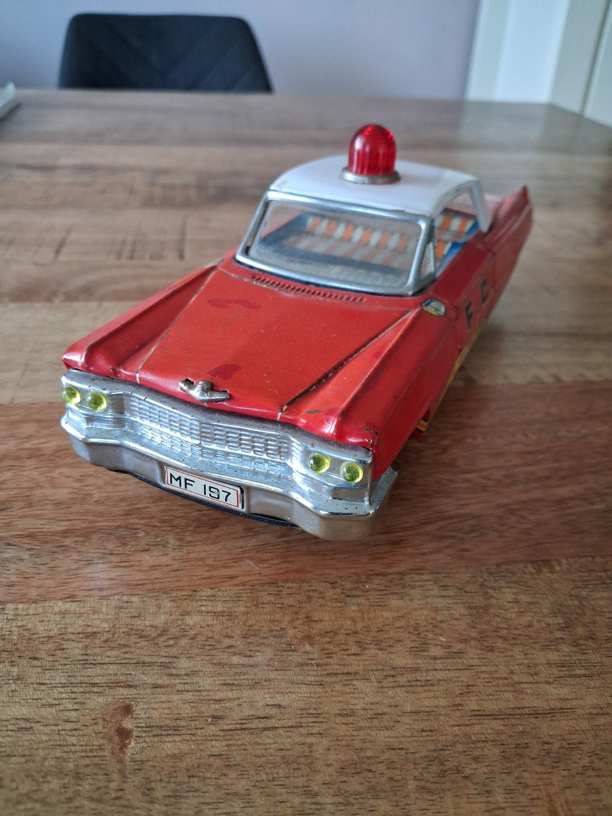 Blikken Cadillac Fire Chief., Antiek en Kunst, Antiek | Speelgoed, Ophalen of Verzenden