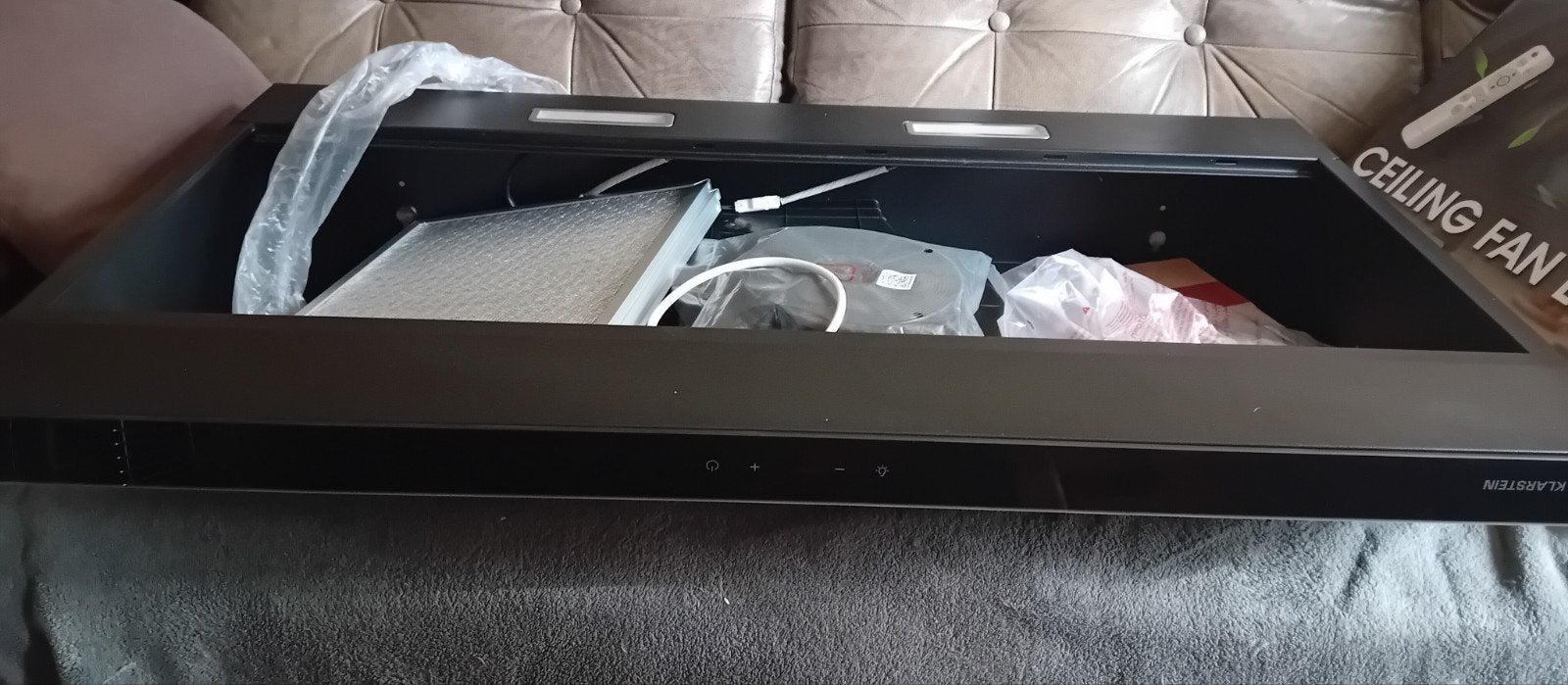 Nieuwe Klarstein afzuigkap 90 cm - Ongebruikt in verpakking, Witgoed en Apparatuur, Afzuigkappen, Ophalen, Wandschouwkap, Nieuw